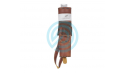 WHITE FEATHER BACK QUIVER STORM LEATHER BROWN